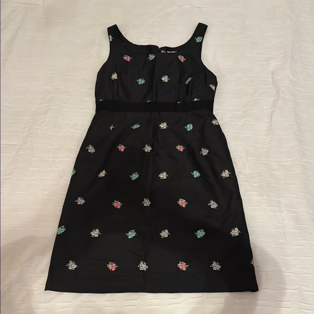 Lilly Pulitzer Black Floral Dress